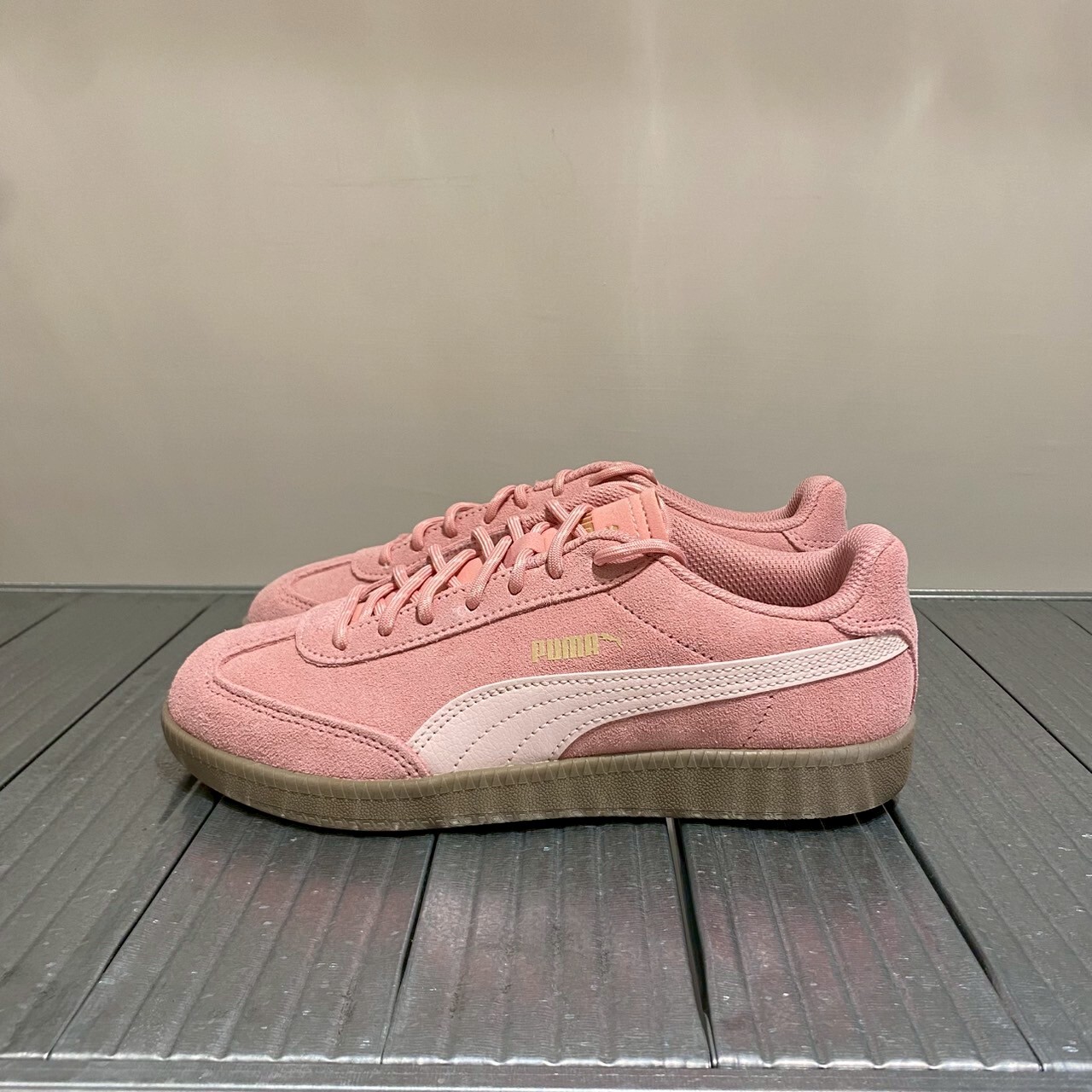 Puma 9-T Suede 復古 麂皮 德訓鞋 蜜桃粉 406756-02