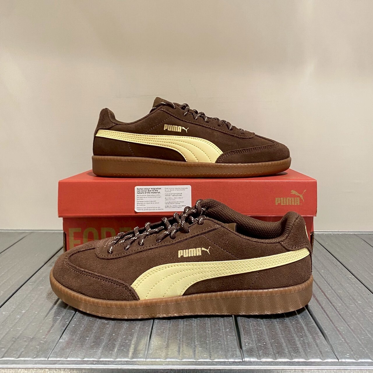 Puma 9-T Suede 復古 麂皮 德訓鞋 焦糖可可 406756-01