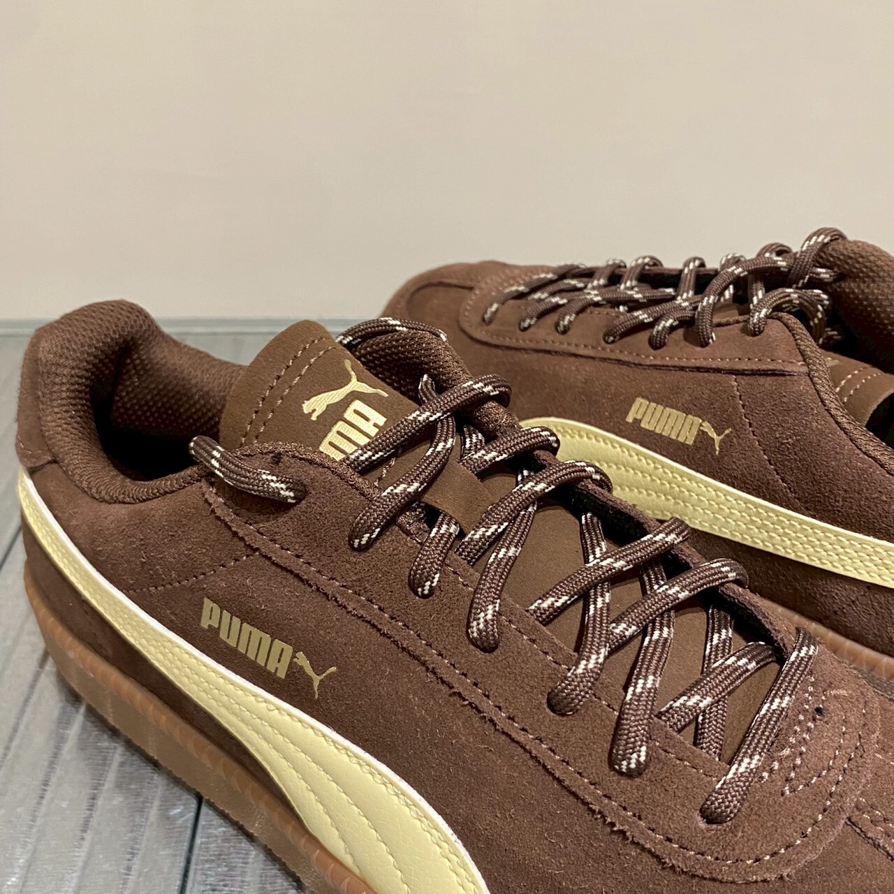 Puma 9-T Suede 復古 麂皮 德訓鞋 焦糖可可 406756-01