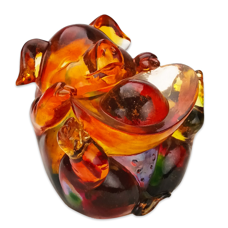 鹿港窯禮品館｜賺翻天 元寶豬