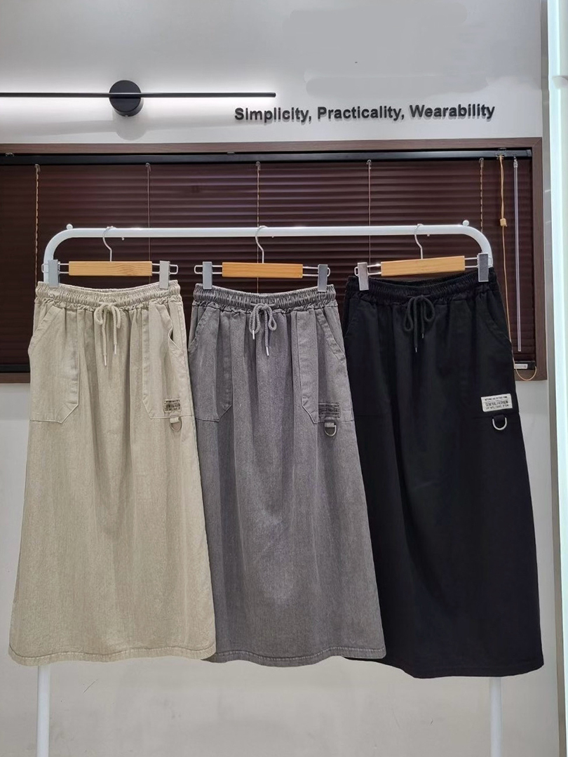 走路自帶溫柔氣息的休閒裙 (正韓)