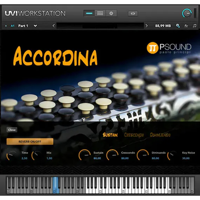 PSound Accordina｜按鍵口風琴音色庫