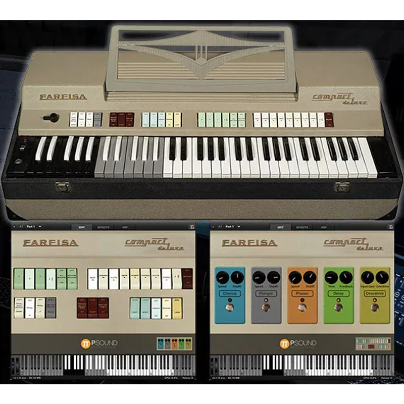 PSound Farfisa Compact｜復古電風琴音色庫