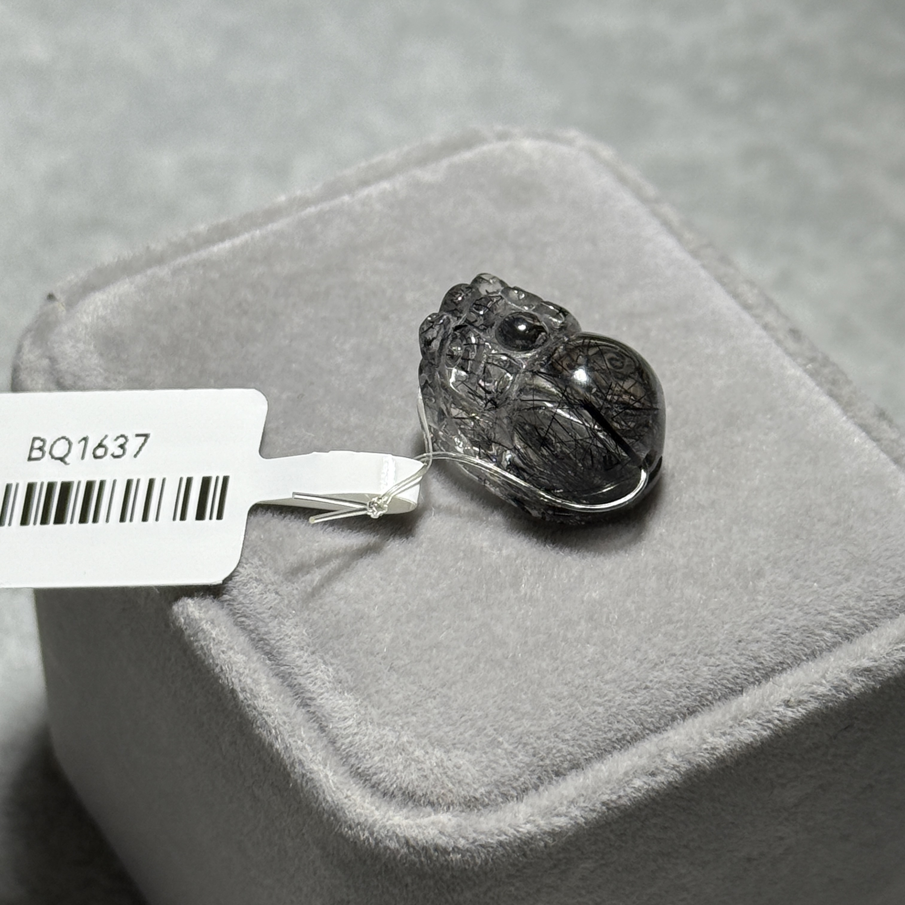 黑髮晶貔貅 16.2*11.6 BQ1637