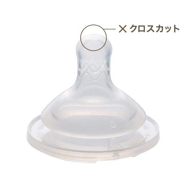 日本Dr. Betta Brain 廣口 寬口 專用 仿母乳食感替換奶嘴組(一盒兩個)圓孔/十字孔（三款可選）