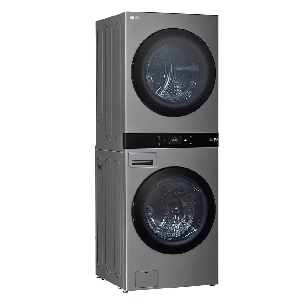 【LG】洗22公斤+乾20公斤 WashTower™ AI 智控洗乾衣機第二代｜星辰銀|WD-S2220VM