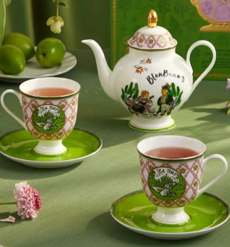 GG260414-A126-綠野仙蹤茶壺套裝 (一壺+兩杯碟)(容量：壺 750ml+杯 250ml) --