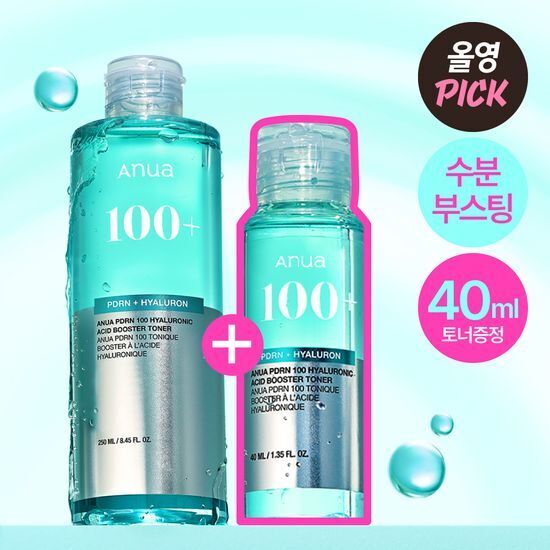 [29/08 - 30/09] Anua PDRN 100 Hyaluronic Acid Booster Toner 250ml [Olive Young Planning Set]