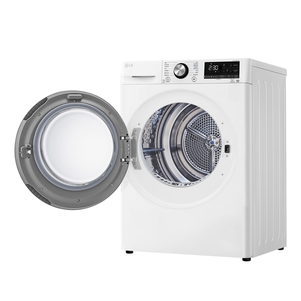 【LG】10公斤｜免曬衣乾衣機｜冰瓷白|WR-100VW