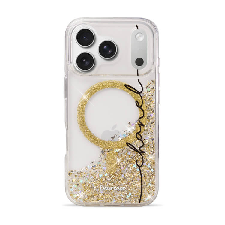 珍藏小香 香檳金貝拉殼 (MagSafe) - (訂製名字) iPhone客製化手機殼