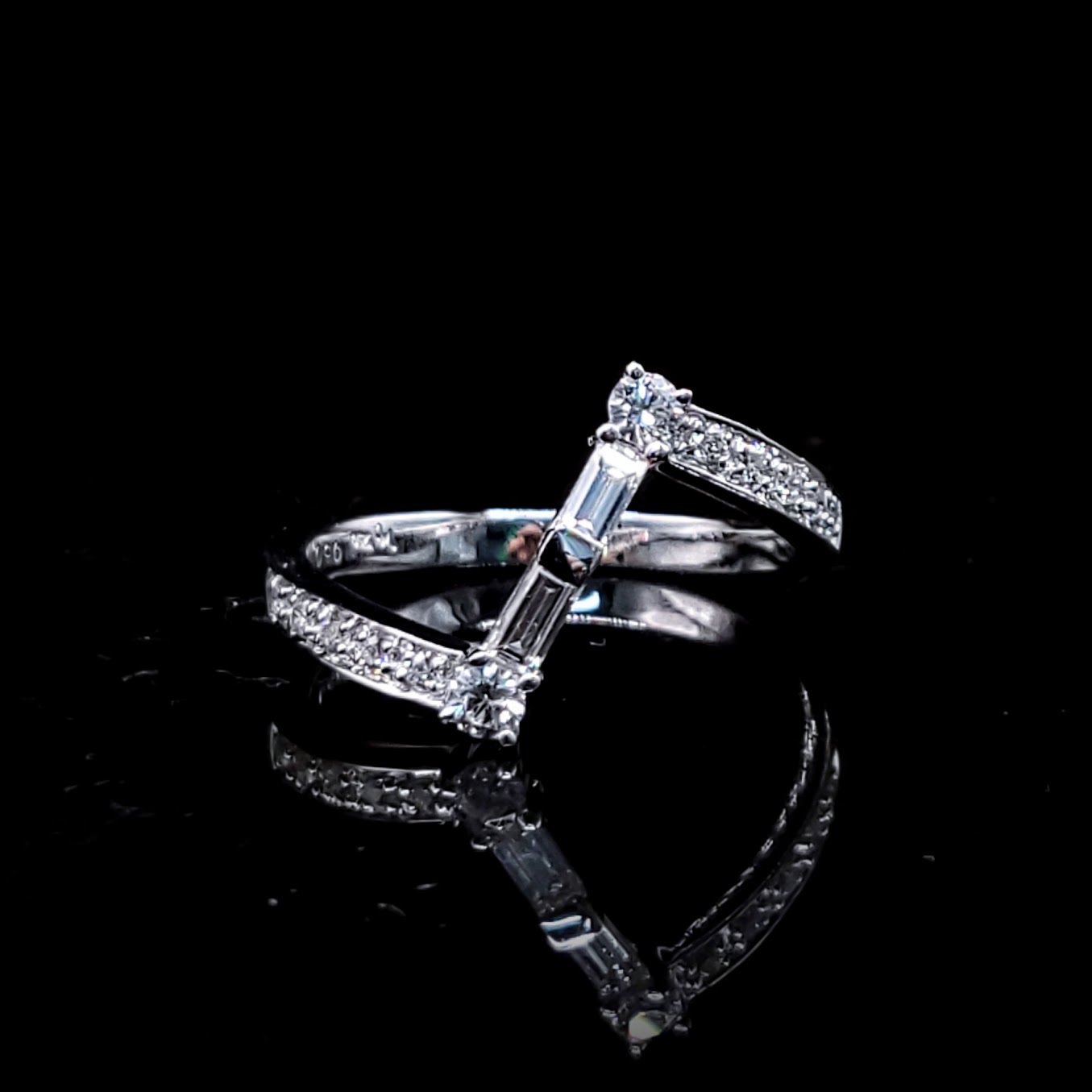 18K White Gold 0.50ct Diamond Ring