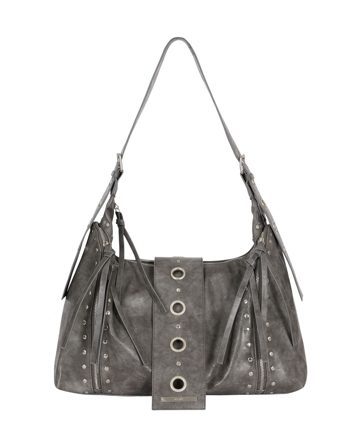 ILLIGO) Riff eyelet big shoulder bag - 3col