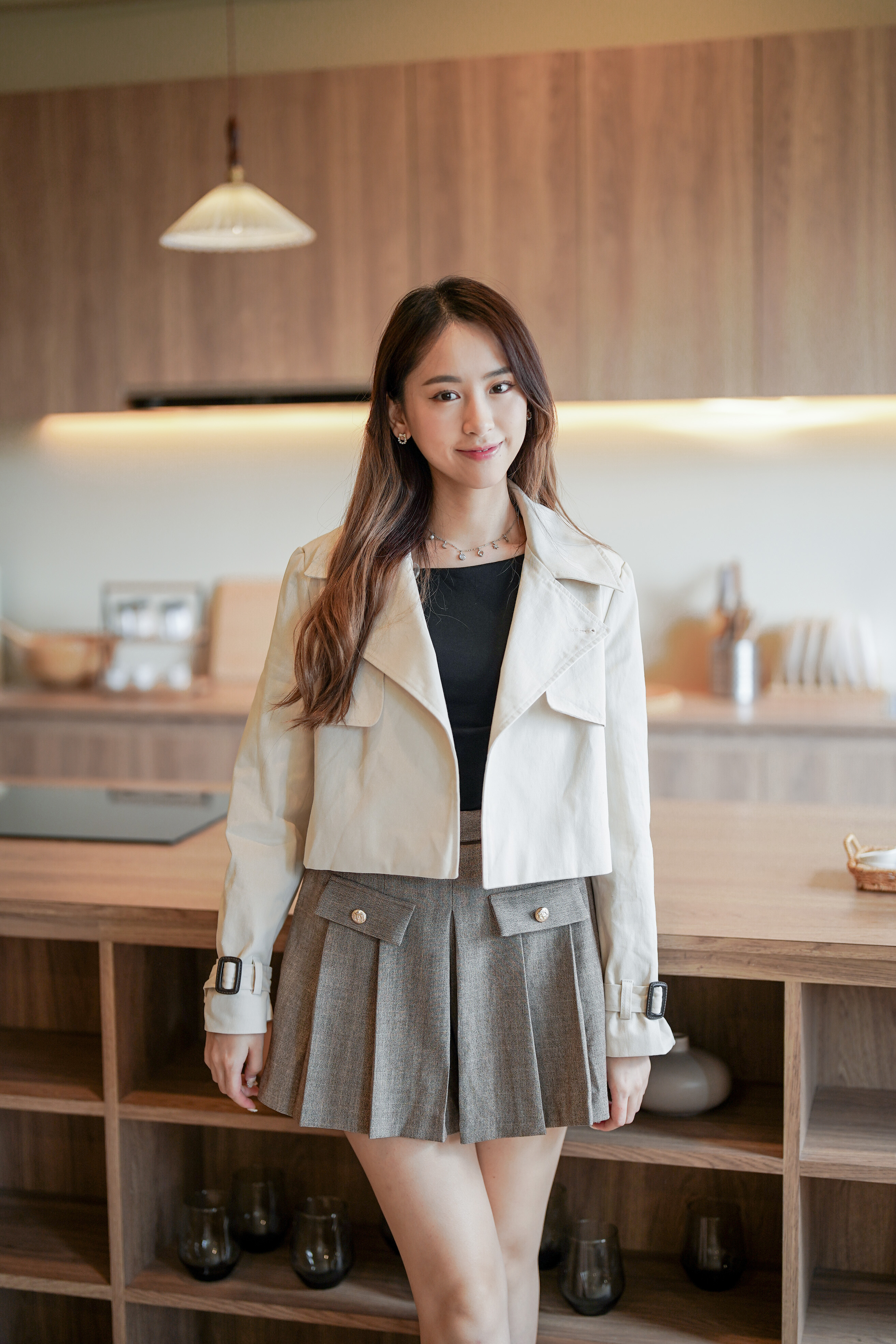 JEAN182 Hailey Pleated Shorts