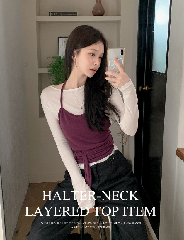 早秋預訂｜TIE掛脖背心