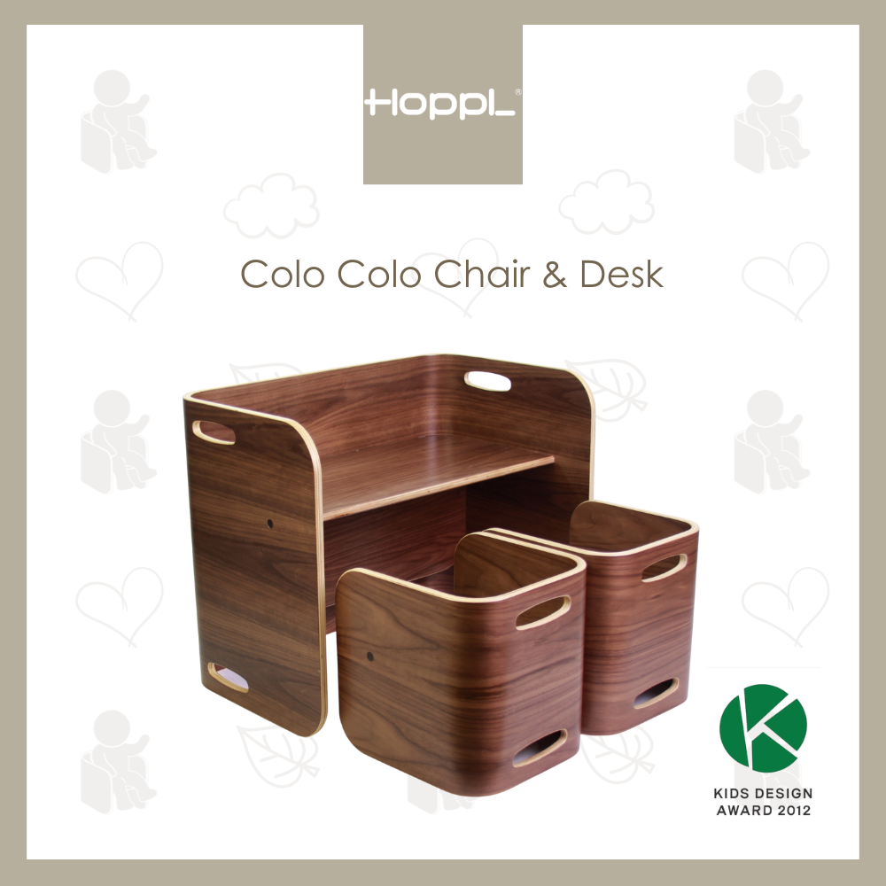 Colo Colo Chair & Desk - Walnut