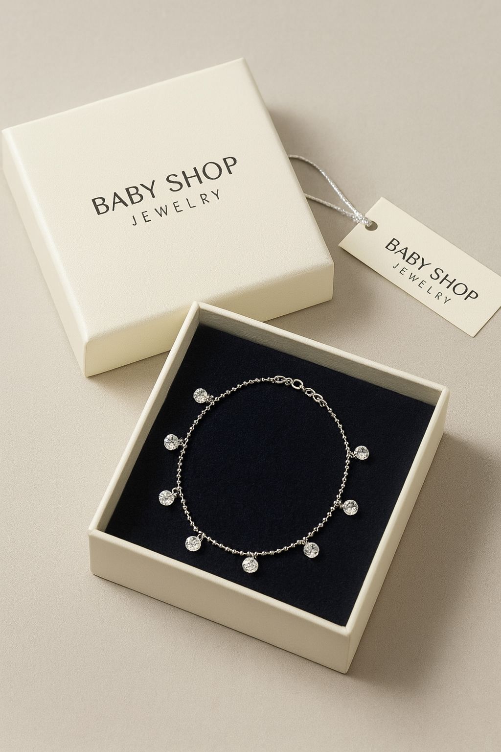 【預購】KK091302 閃石純銀手鏈