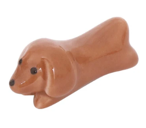 日式陶瓷狗狗筷子托 (非日本製)