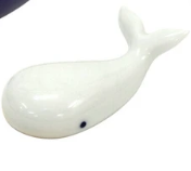 日本美濃燒海豚筷子托(白) (日本製)