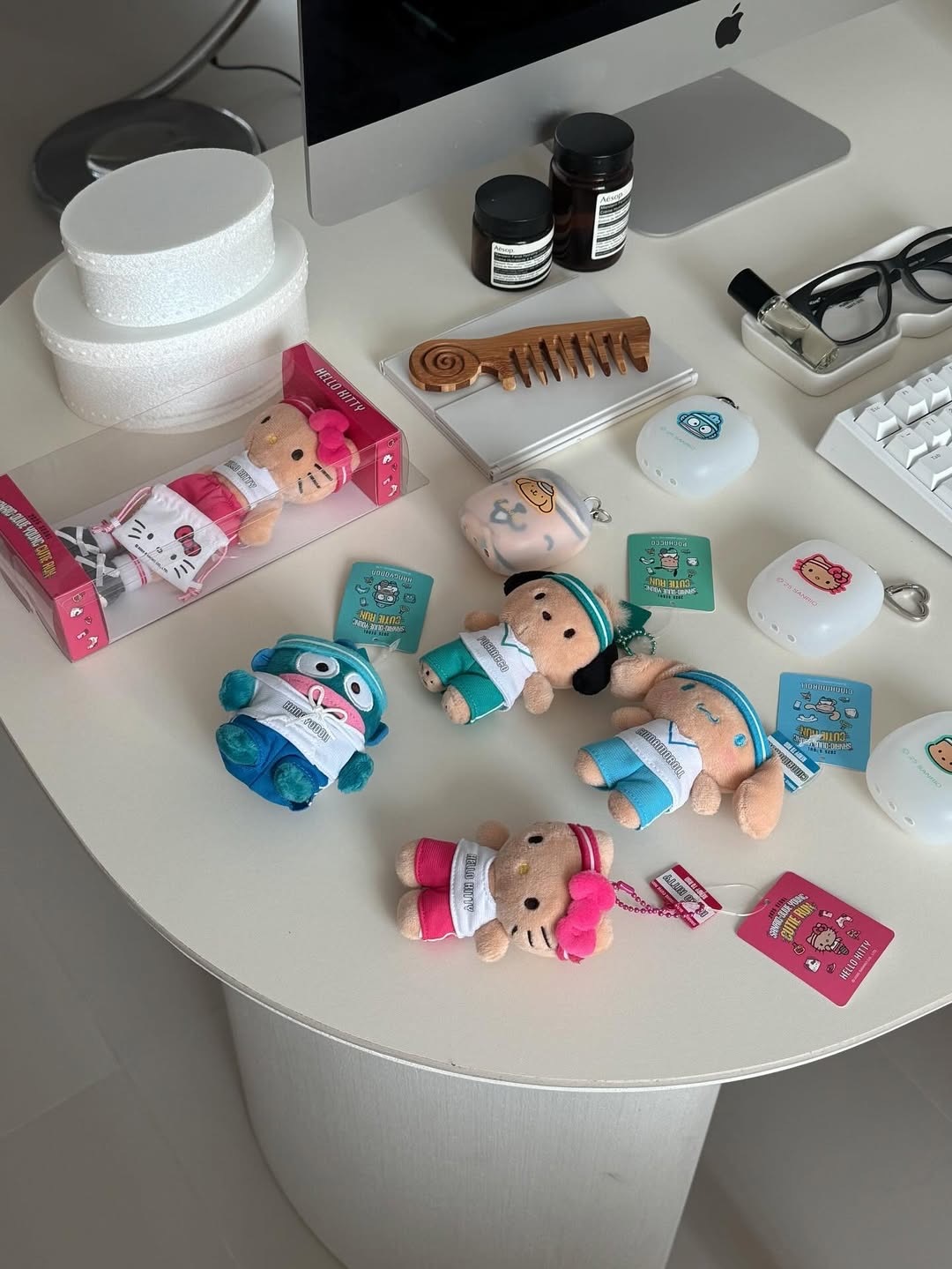 現貨 韓國代購 Sanrio 三麗鷗 運動會 馬拉松 長腿 Kitty 人魚漢頓 布丁狗 大耳狗 帕恰狗 美樂蒂 酷洛米 黑皮 吊飾