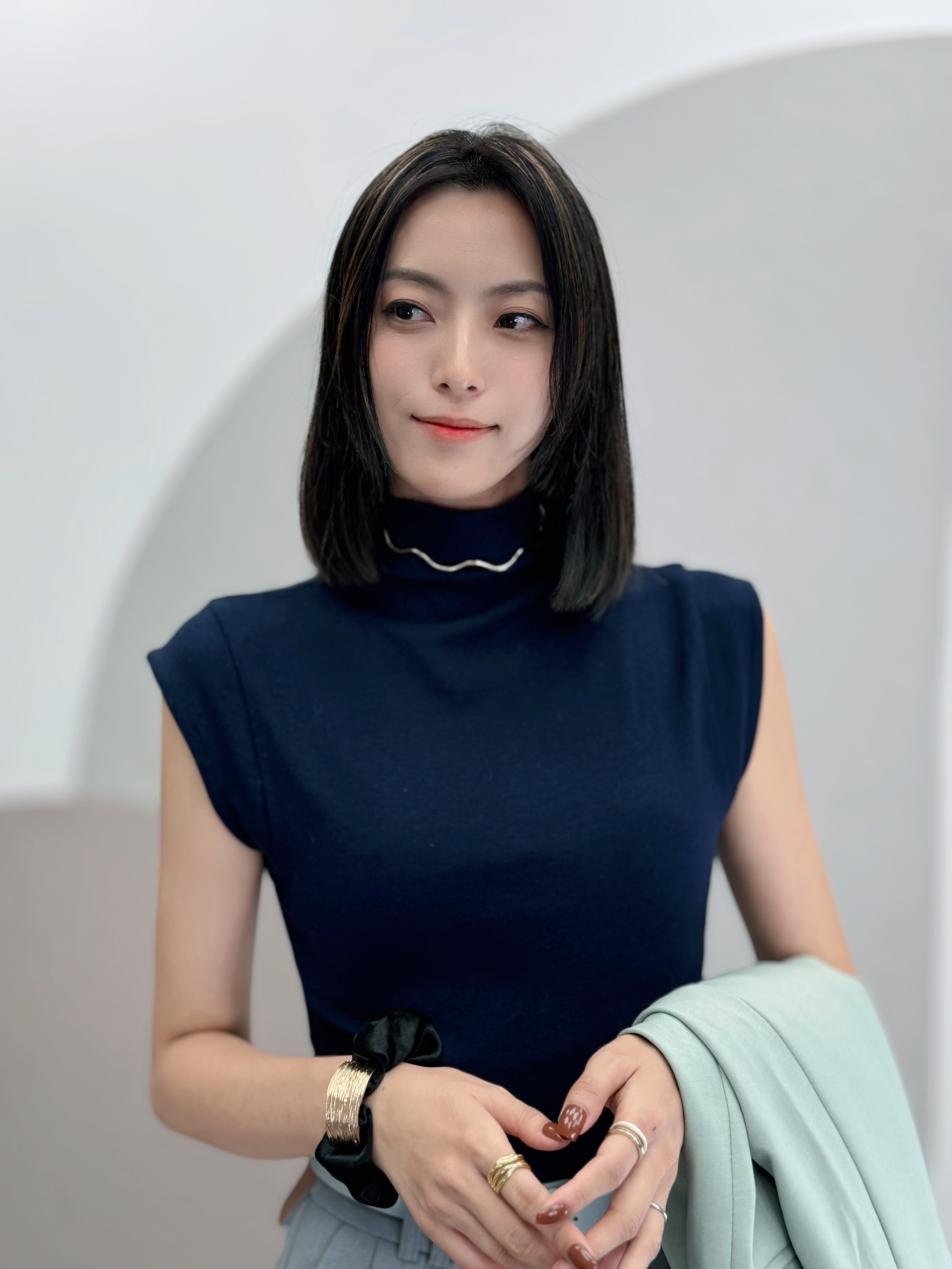 TOP#7727🤍Slim Cut無痕十一字背心