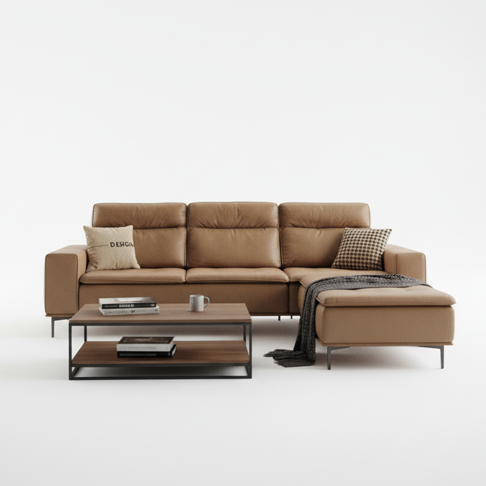 【慕特L型麂皮沙發】 嚴選布料 極致舒適