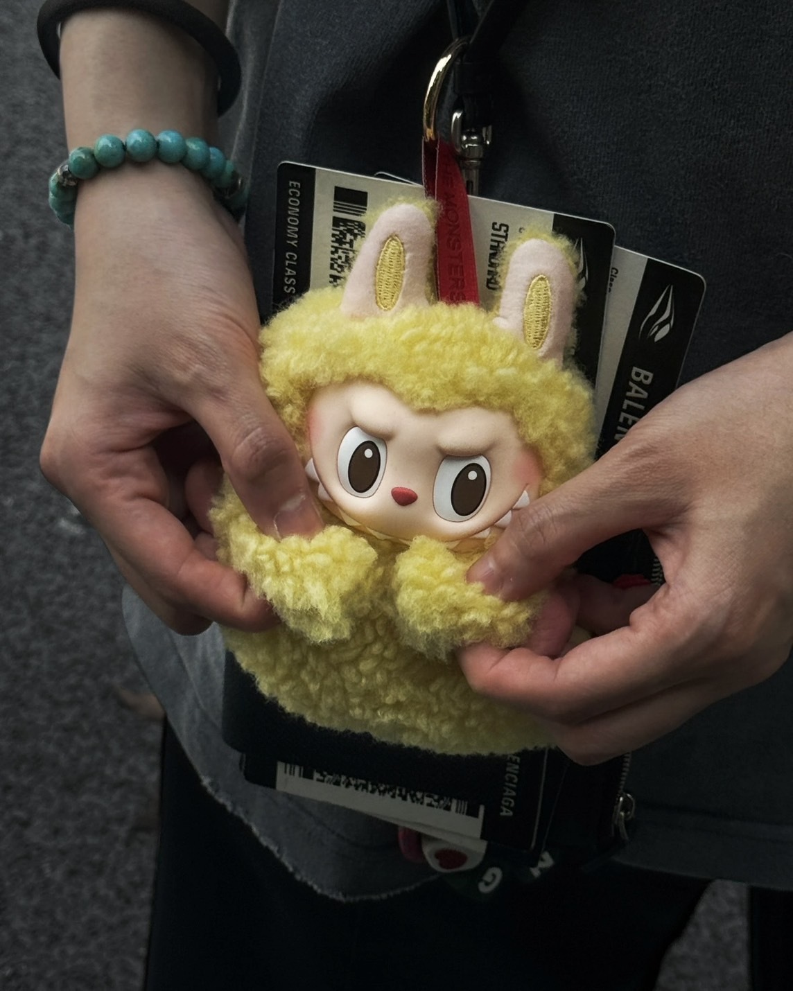 🍤POP MART LABUBU 炸蝦 耳機包 掛飾