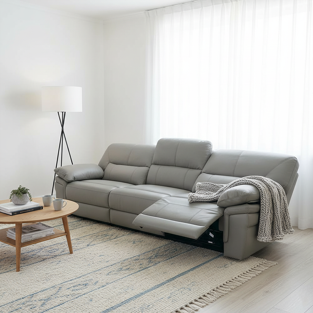 帕多瓦 Padova︱電動皮革沙發 頭層牛皮．體感支撐．居家頭等艙