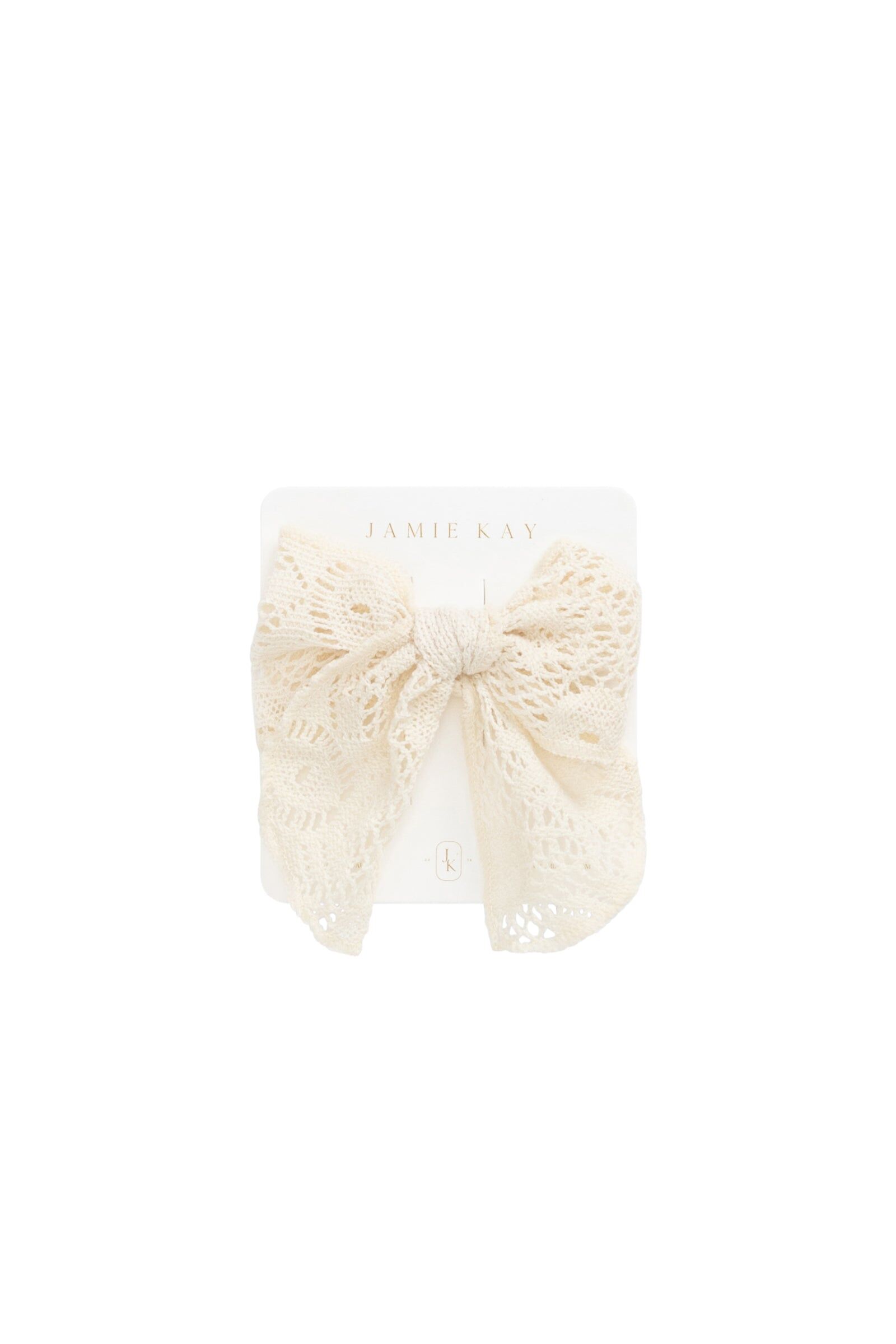 【預購】JAMIE KAY - Lili Bow（Antique White）