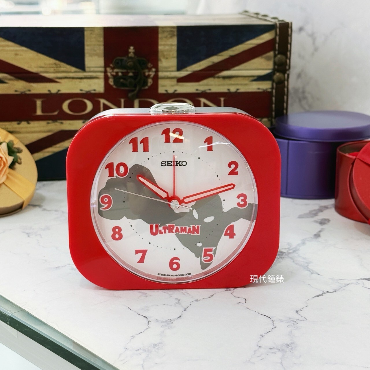 【SEIKO】QHE913R 9.9X11.3cm Modern Watch