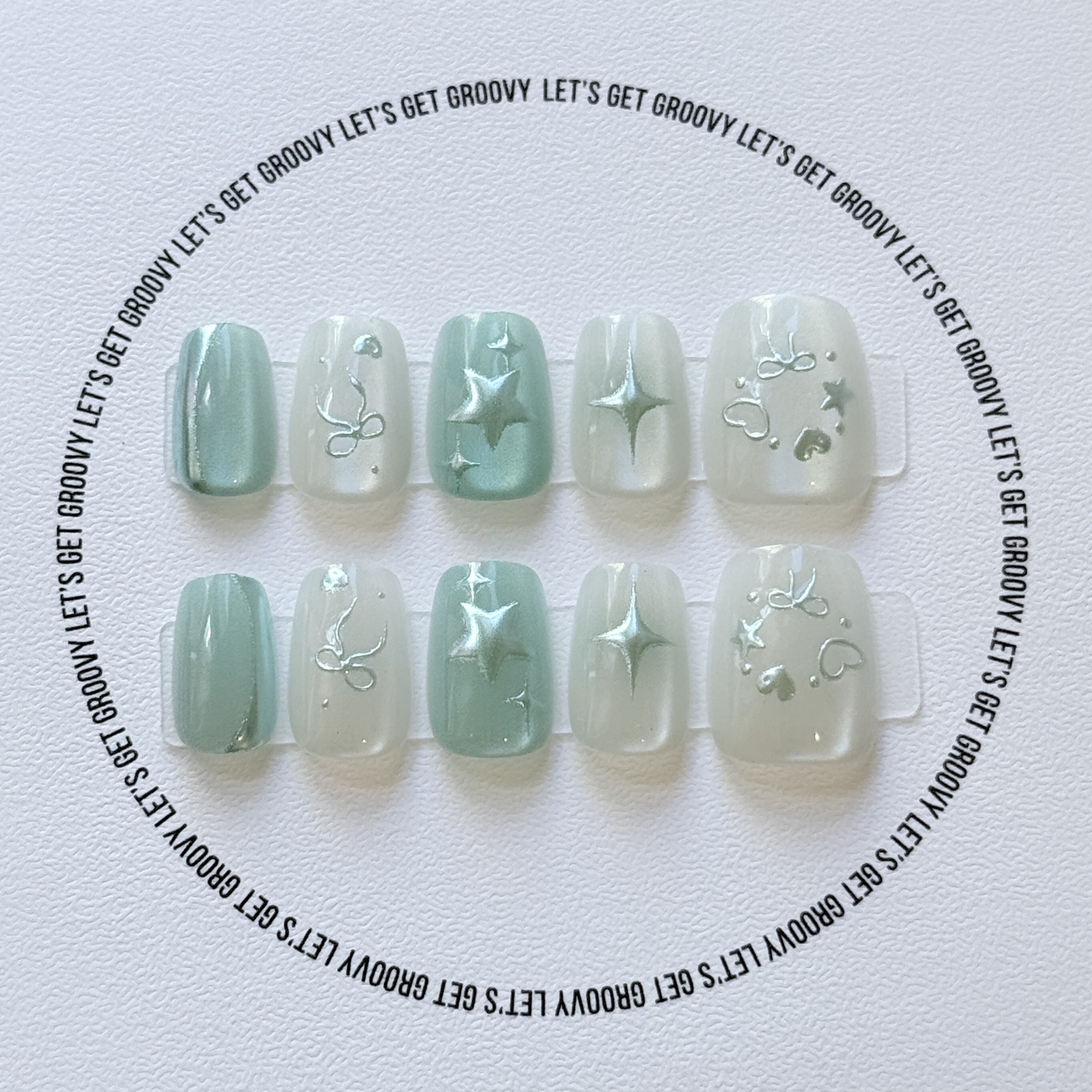 Slay ︳White Cat Eye。Light Blue Star