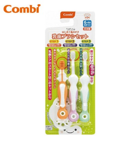 Combi Teteo 嬰幼兒牙刷套裝  115608