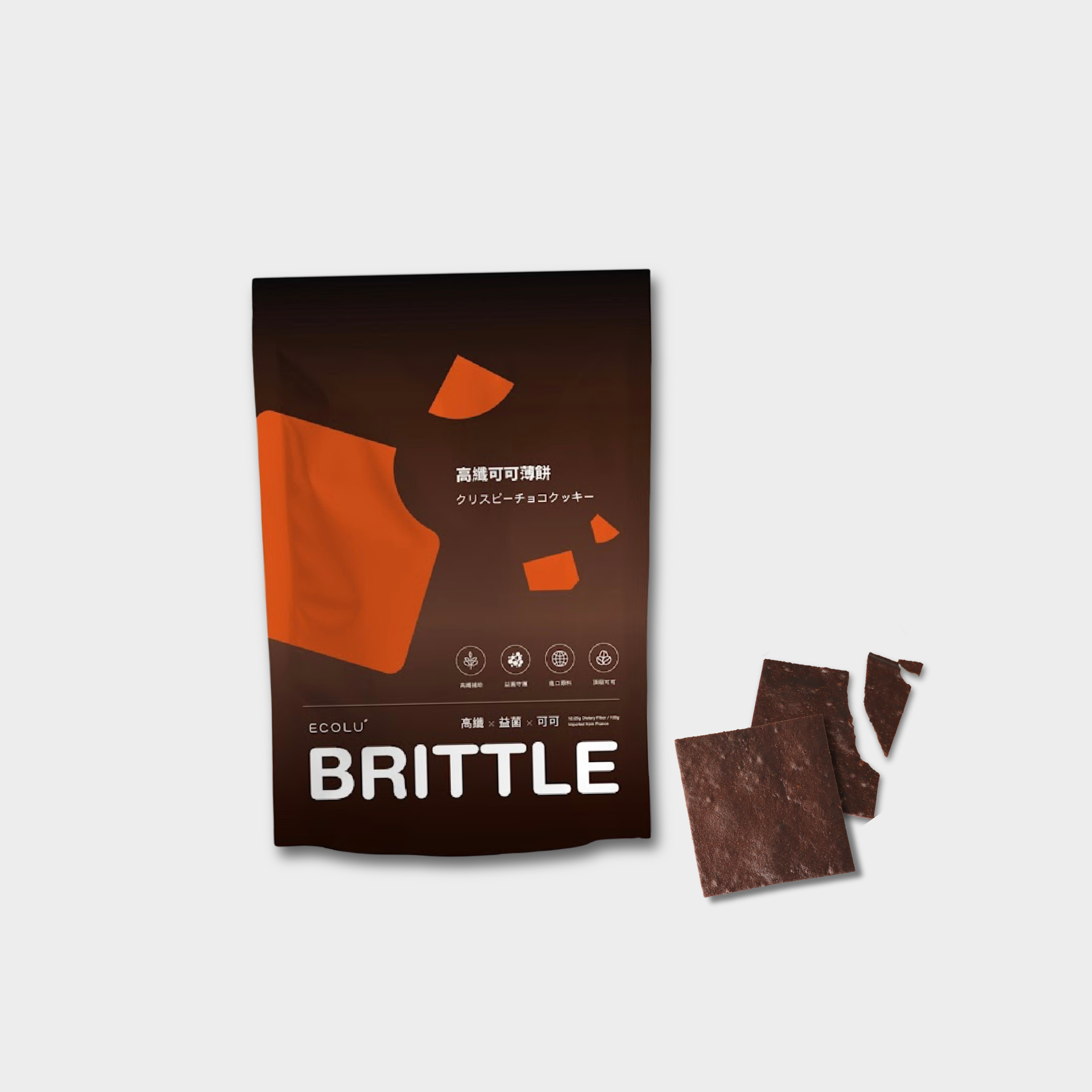 高纖可可薄餅