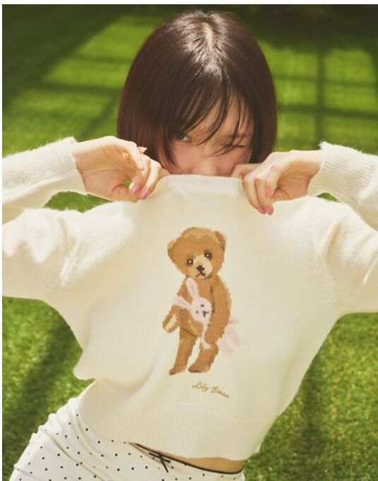 [預購] 折扣 LILY BROWN 【官網限定】Lily Bear兔子玩偶 針織套頭衫