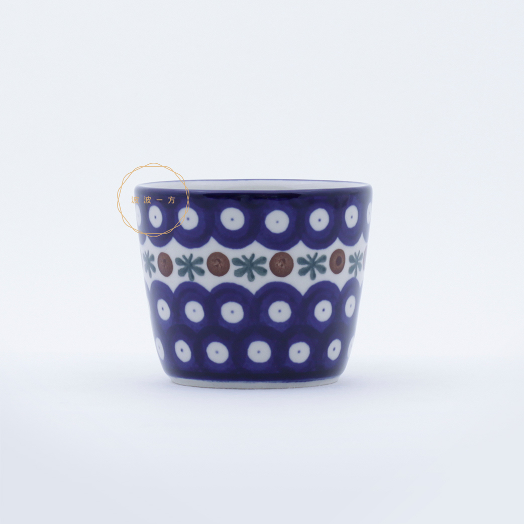 豬口杯-150ml-高6.5cm-經典孔雀眼與蜻蜓