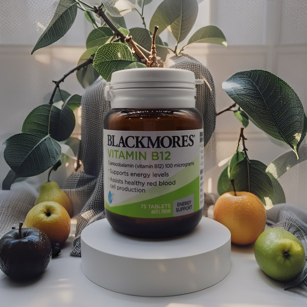 Blackmores Vitamin B12 (100mcg) 75 Tablets | Energy Support & Red Blood Cell Health