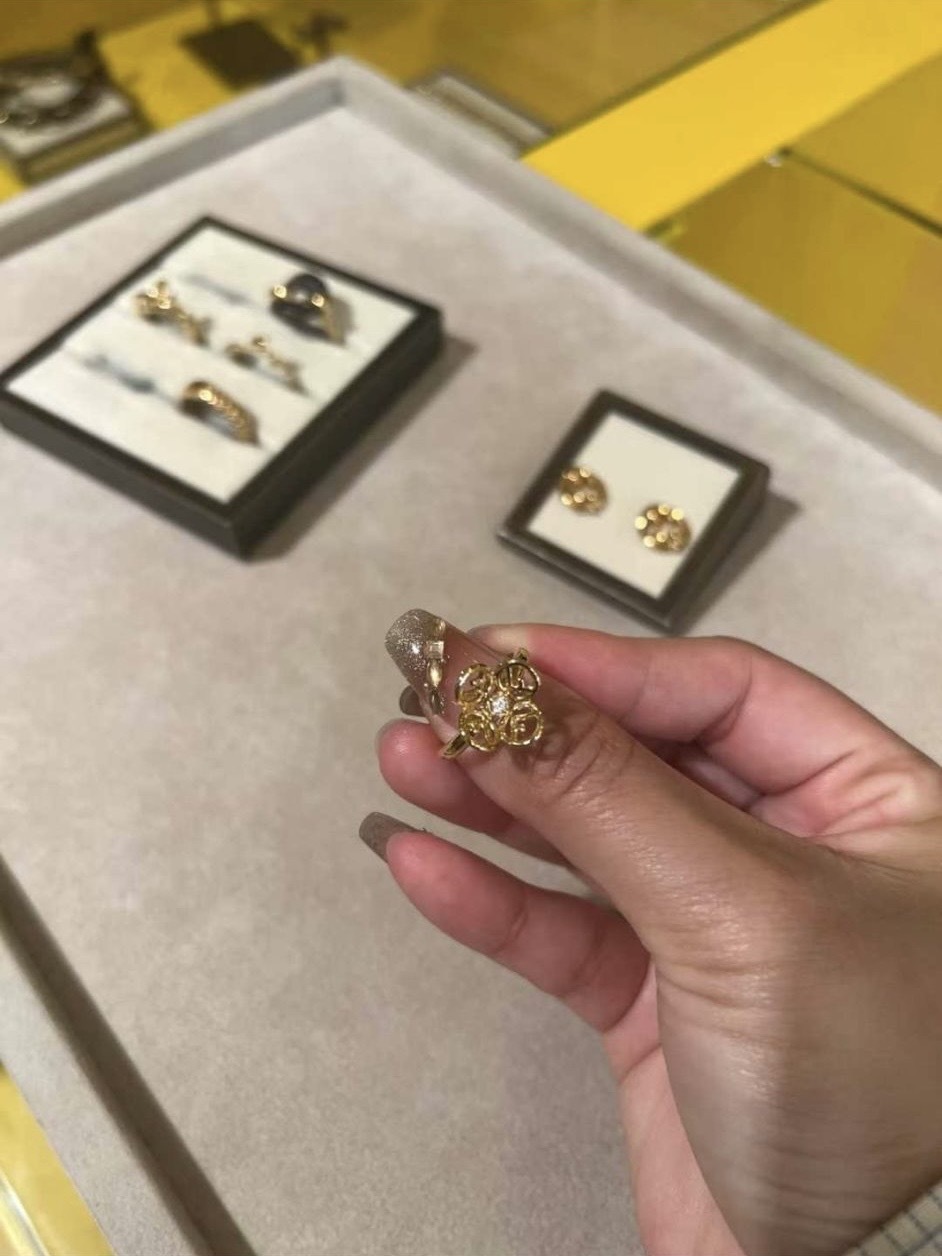 Outlet Fendi Flower Ring