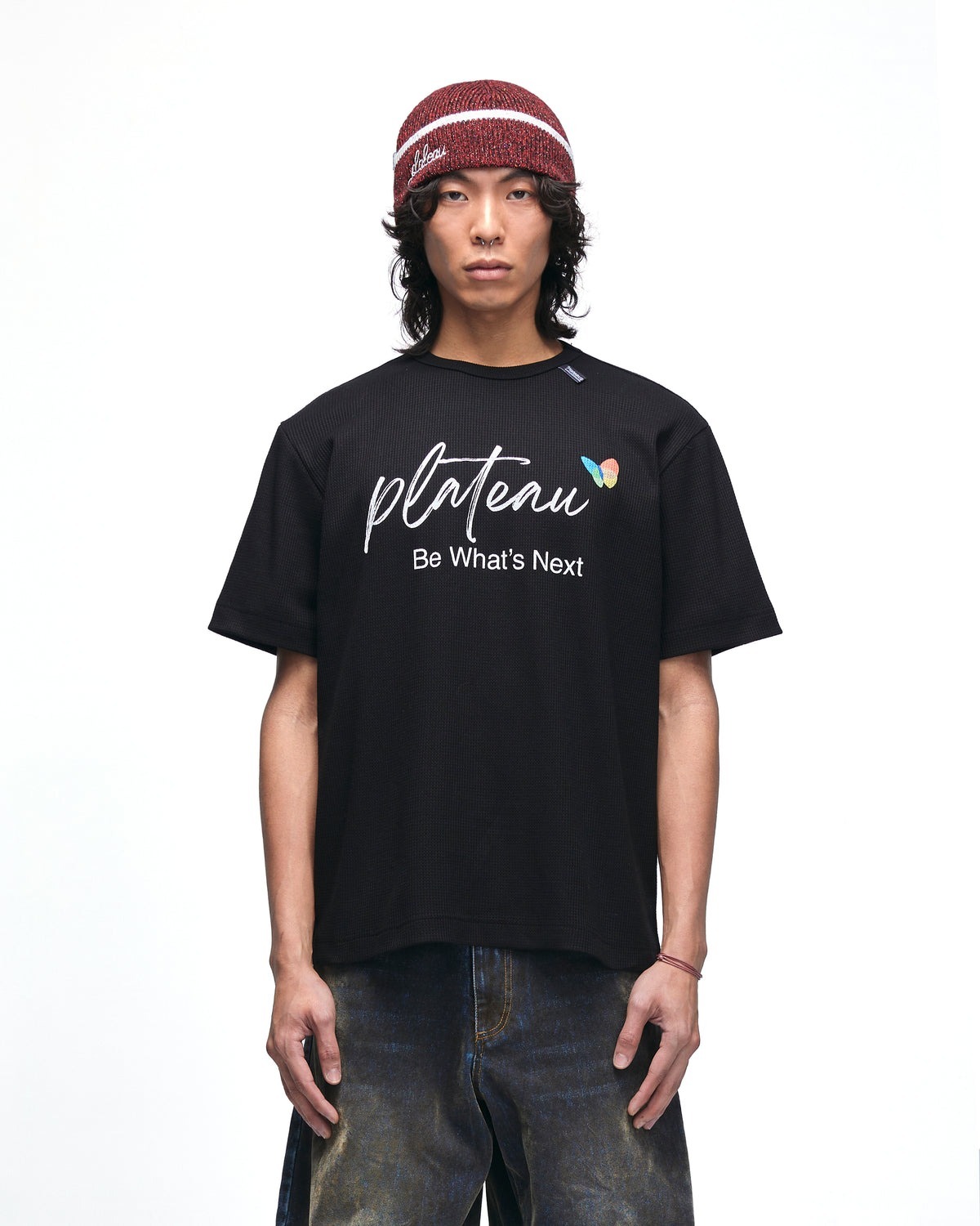 Plateau Logo waffle tee