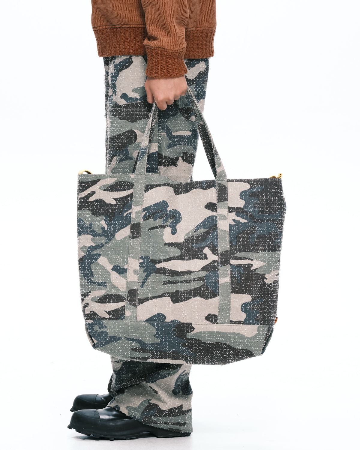 Plateau Stripe tote camo