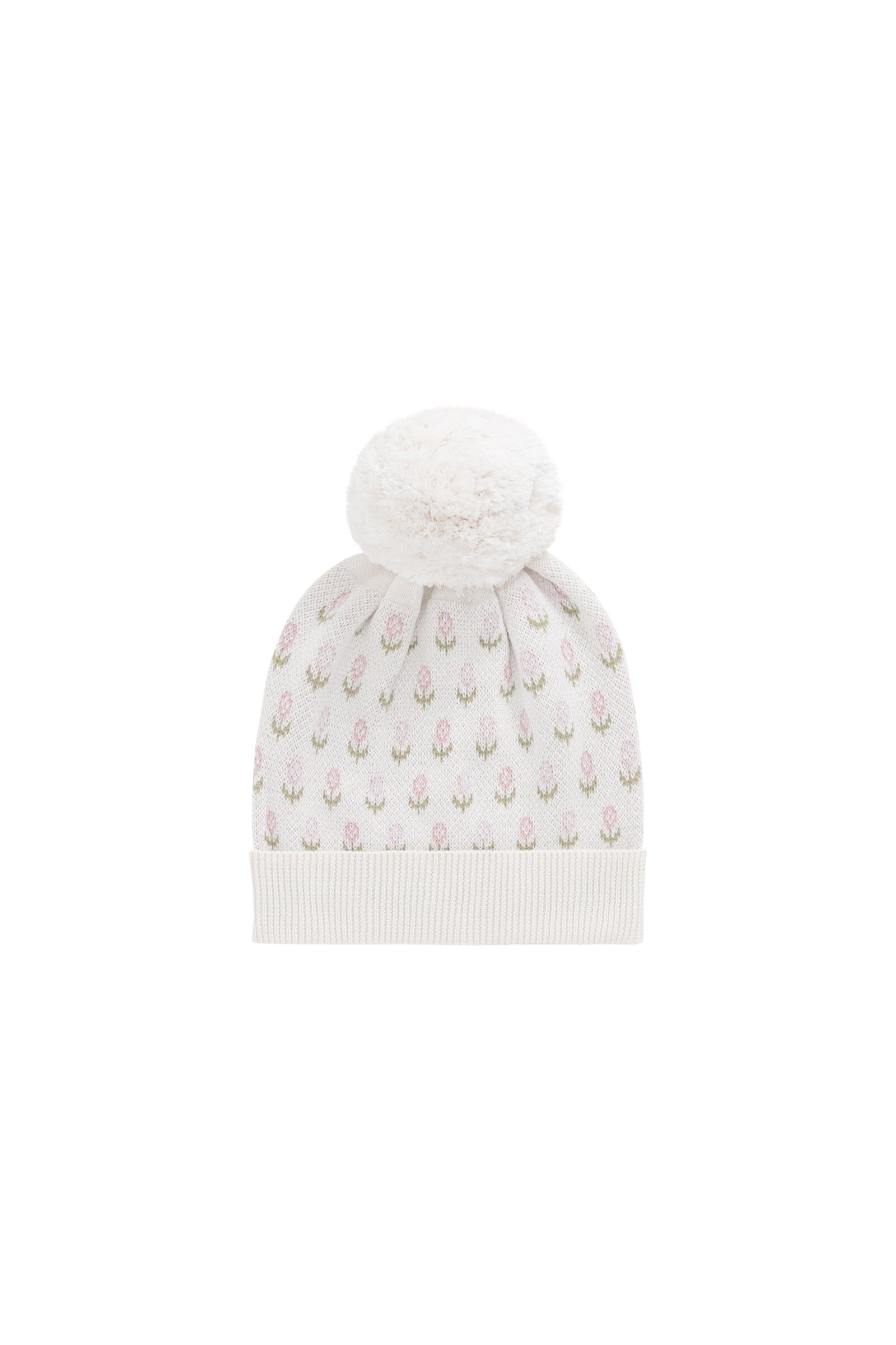 【預購】JAMIE KAY - Savannah Beanie （Olivia Jacquard Slightly Pink）