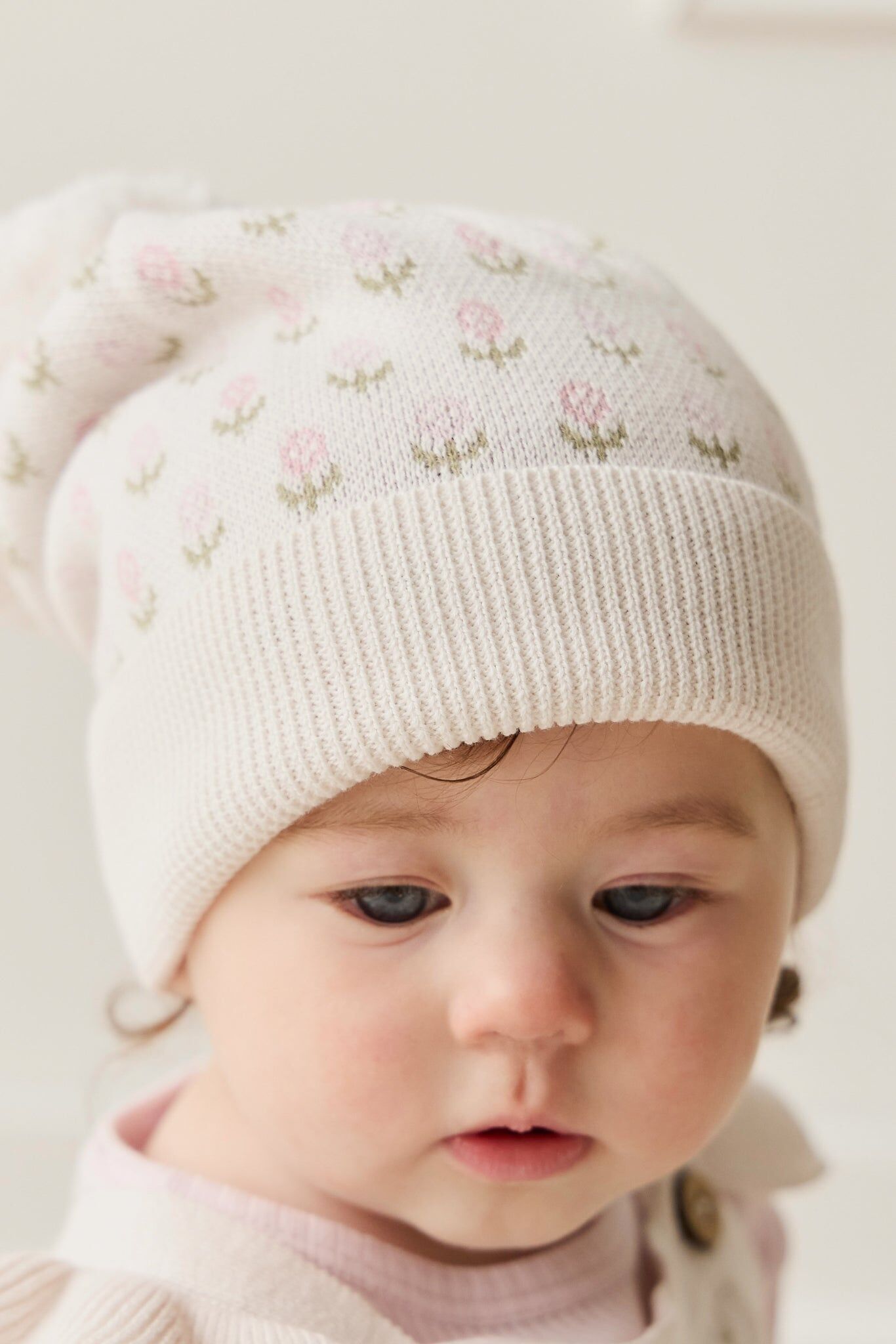 【預購】JAMIE KAY - Savannah Beanie （Olivia Jacquard Slightly Pink）