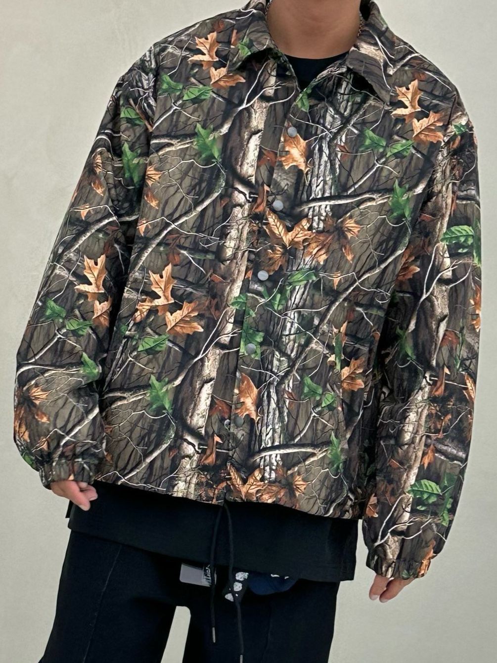 樹紋長袖恤衫 PURE-173JK