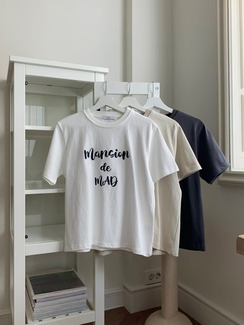 簡單，卻剛剛好的舒適棉T (正韓)