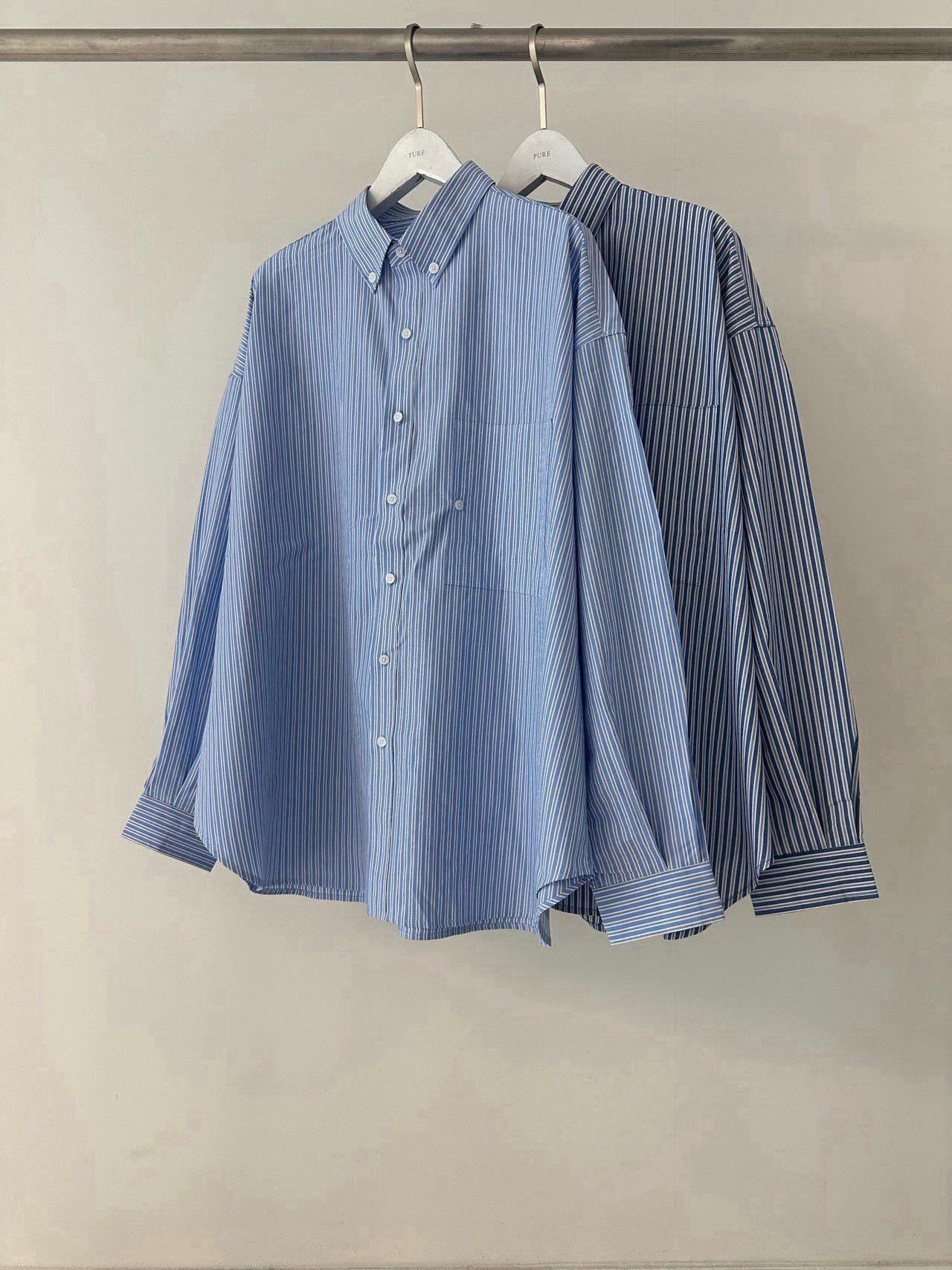 直間長袖恤衫 PURE-176S
