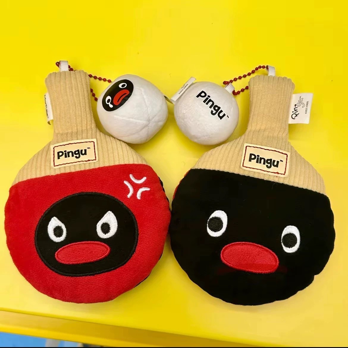 PINGU 企鵝家族 桌球拍 吊飾 🏓