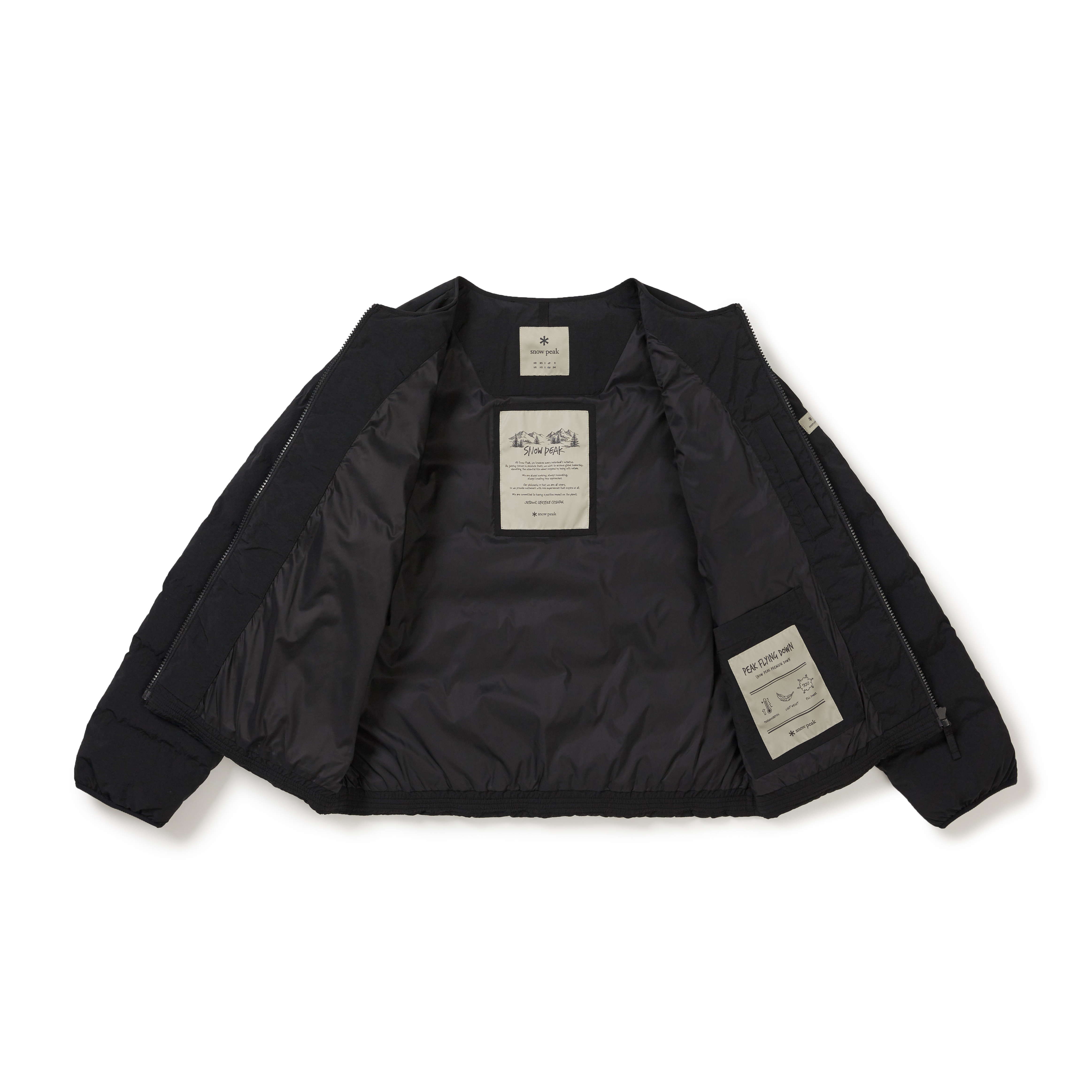 Snow Peak Land 女款輕量羽絨外套 - BLK / 黑
