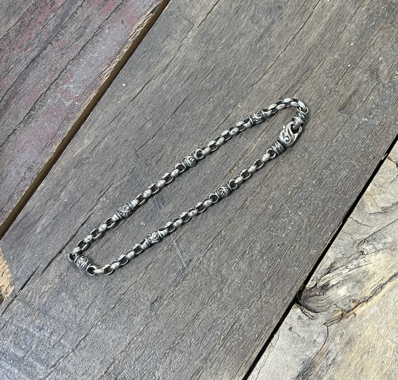 Lone Ones Mini silk Eagle Lobster Bracelet