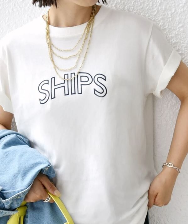 [預購]SHIPS 簡約印花 Logo T恤