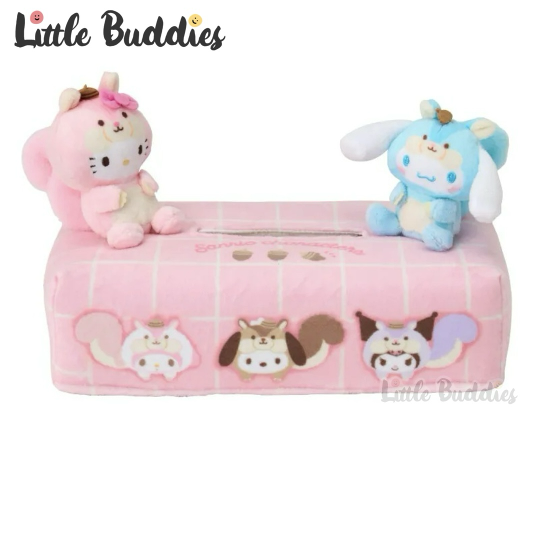 日本 Sanrio 可愛松鼠系列 - 盒裝紙巾套