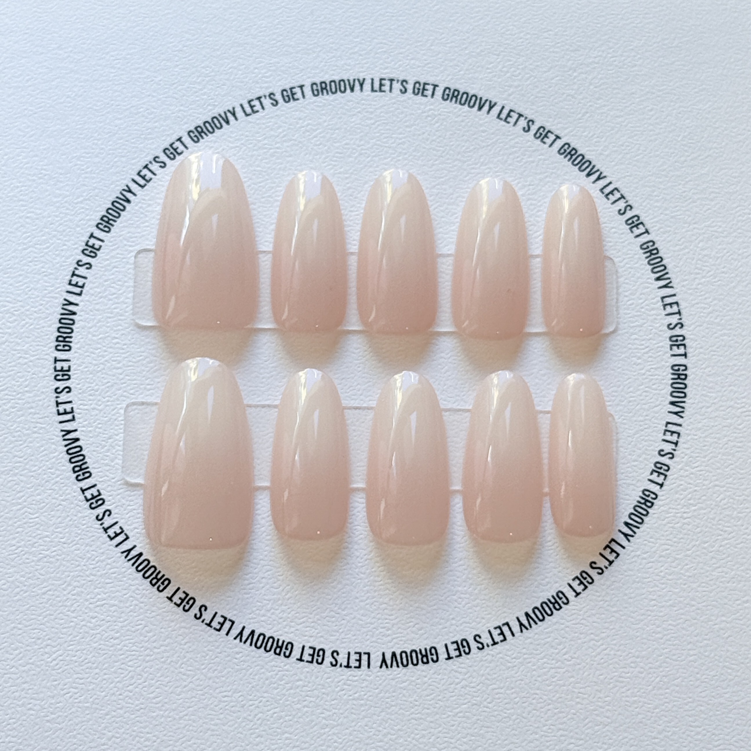 Slay ︳Light Pink Milky White。Almond Shape