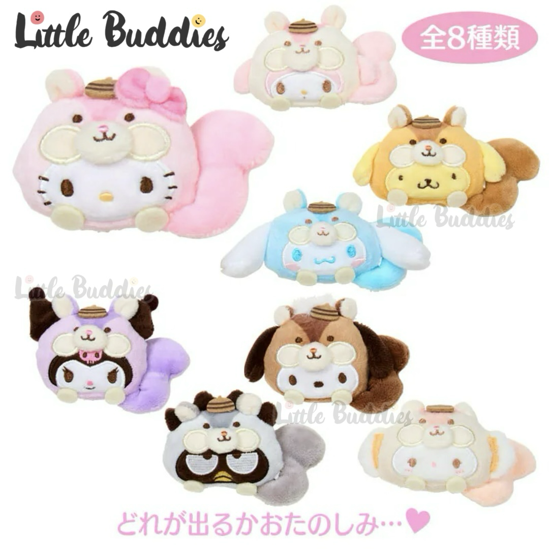 日本 Sanrio 可愛松鼠系列 - 襟針盲盒